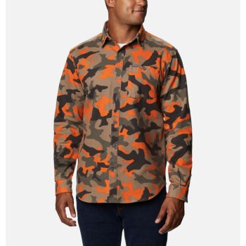 Columbia Overhemd Heren, Outdoor Elements Printed Flannel Camo, 57XAMQEUH